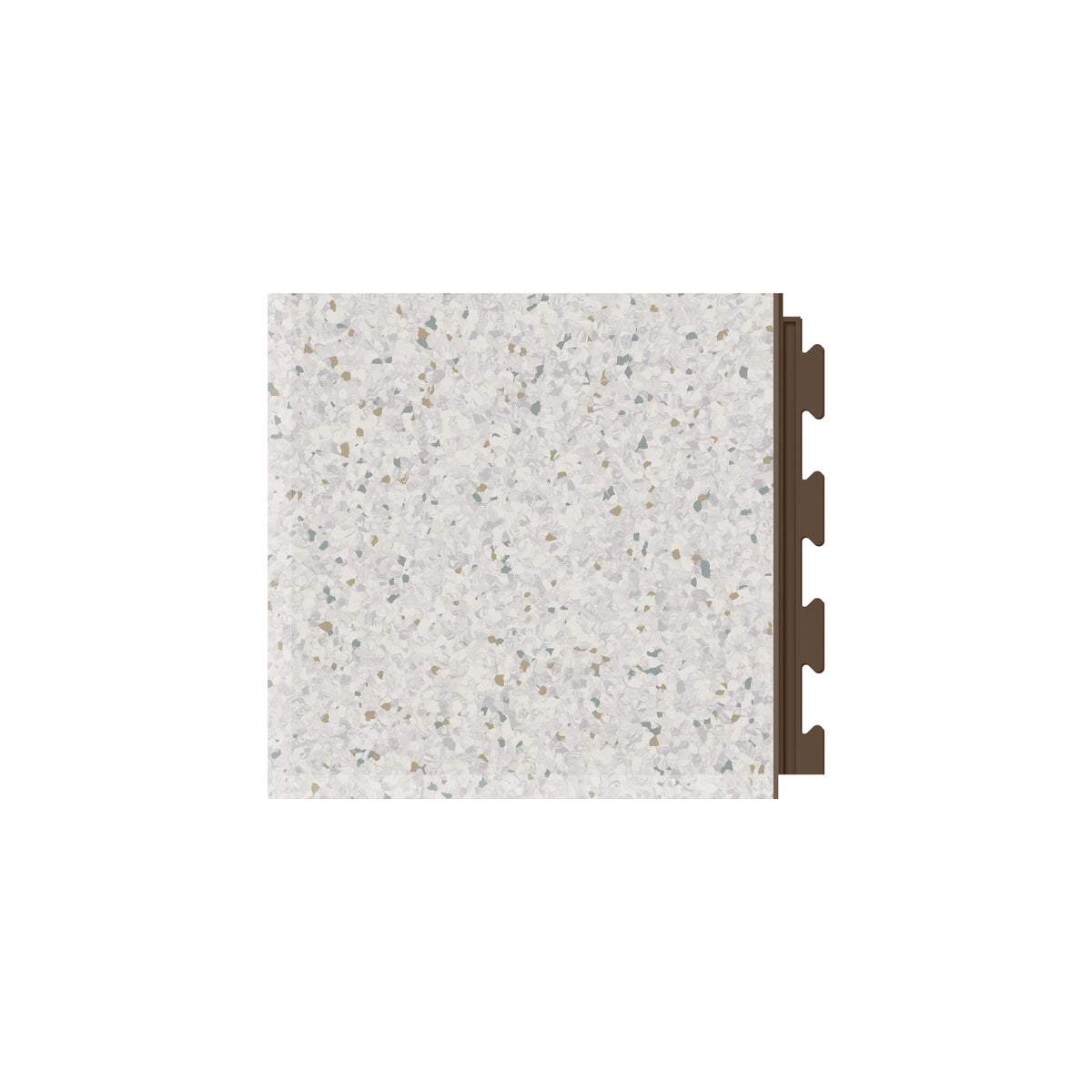 Angle PVC clipsable Fortelock Business – Sauda Gold Rush, Marron, modèle A