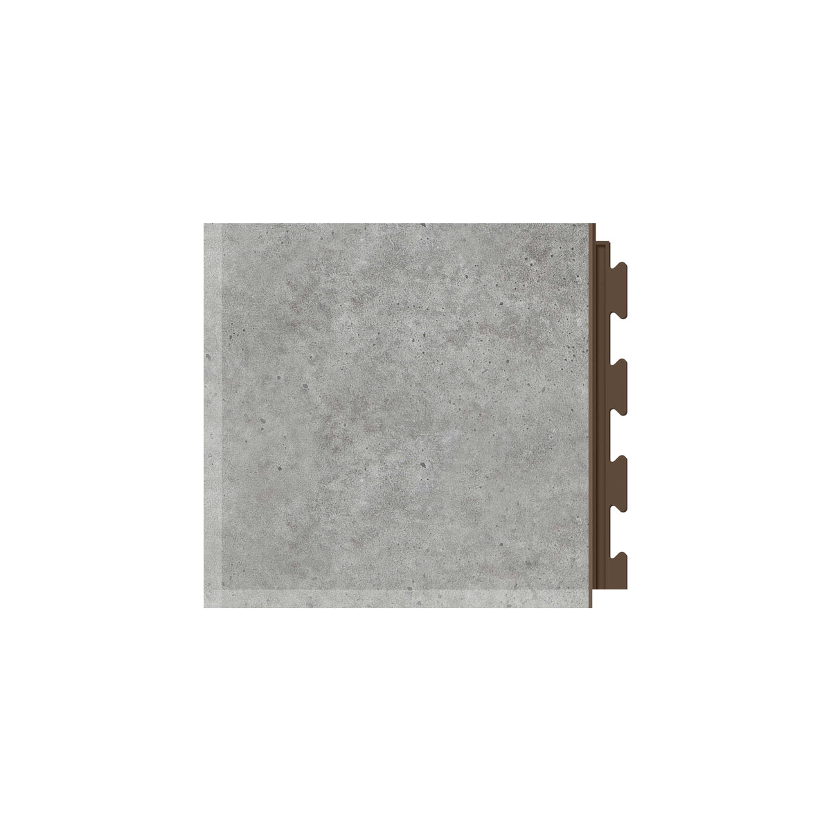 Angle PVC clipsable Fortelock Business – Tornes Full Moon, Marron, modèle A