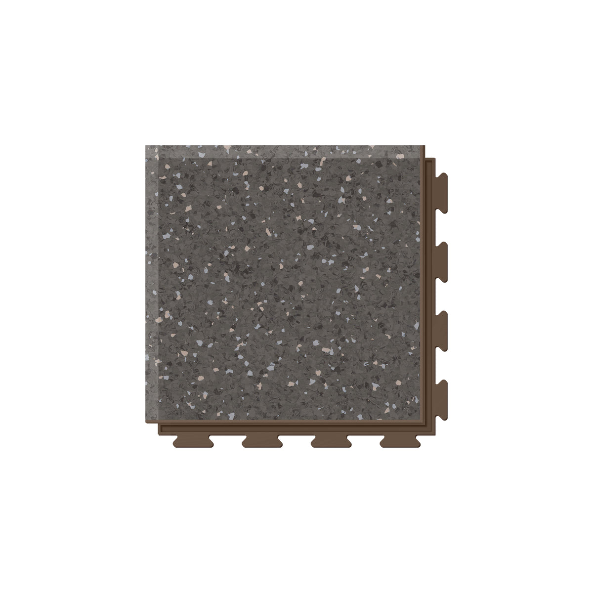 Angle PVC clipsable Fortelock Business – Sauda Cold Lava, Marron, modèle B