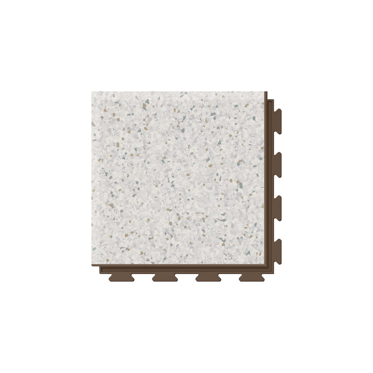 Angle PVC clipsable Fortelock Business – Sauda Gold Rush, Marron, modèle B