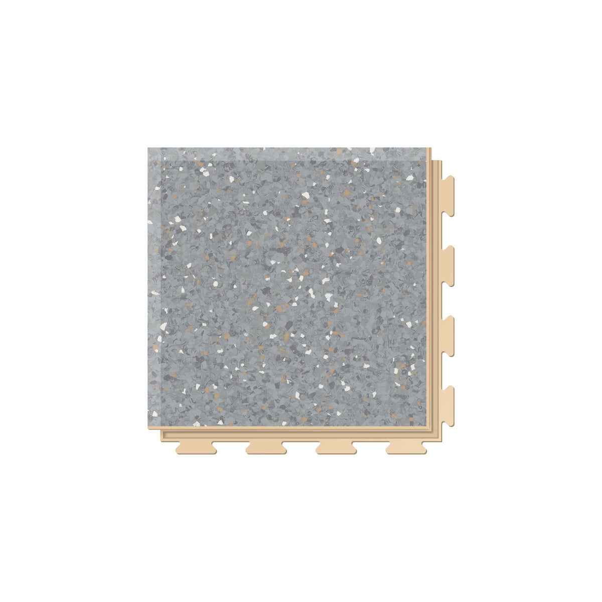 Angle PVC clipsable Fortelock Business – Sauda Hidden Treasure, Beige, modèle B