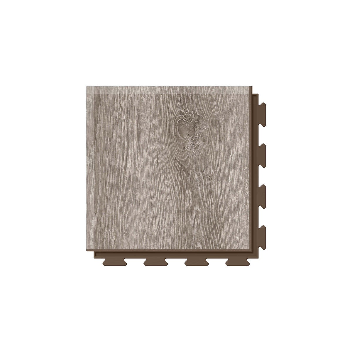 Angle PVC clipsable Fortelock Business – Scandinavian Oak, Marron, modèle B