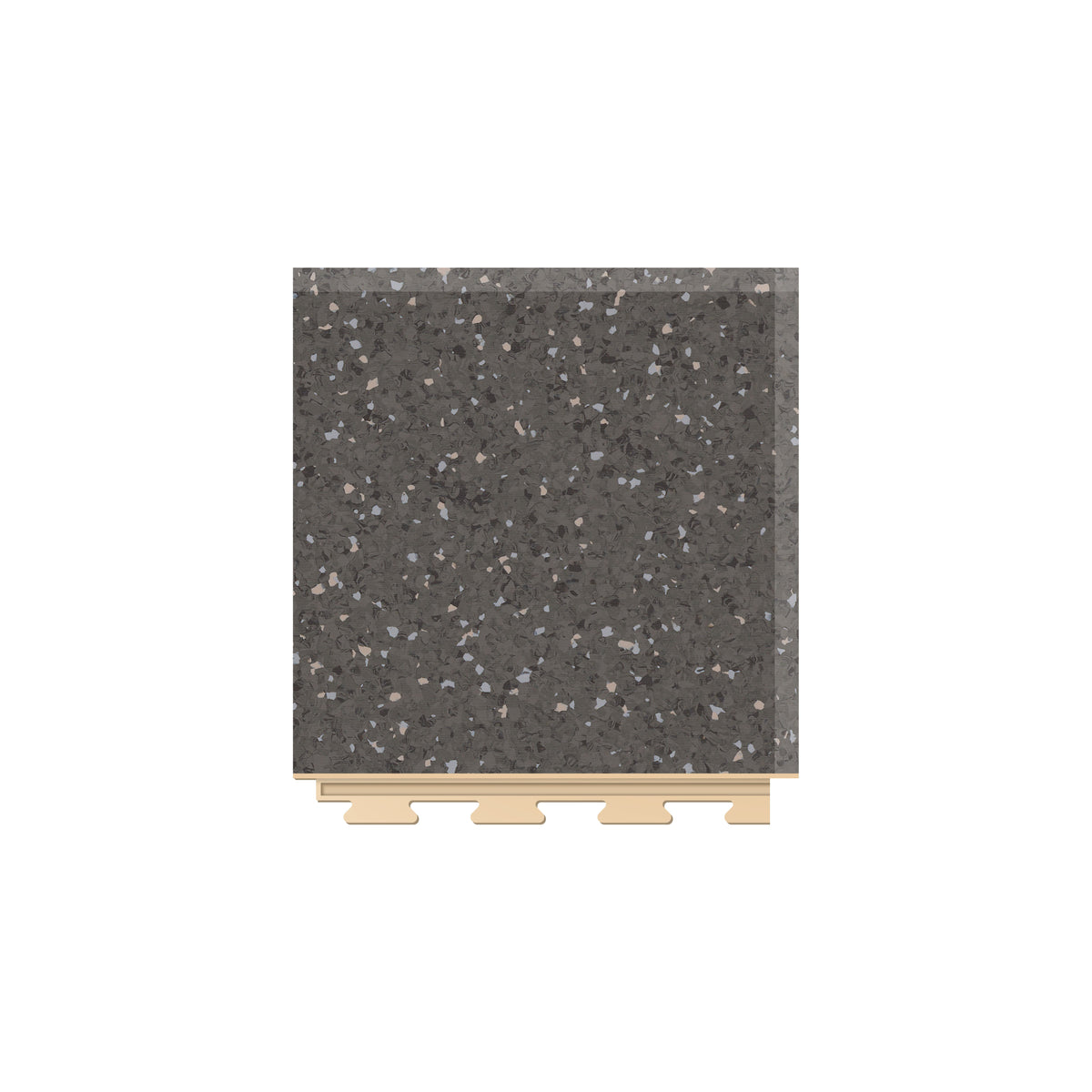 Angle PVC clipsable Fortelock Business – Sauda Cold Lava, Beige, modèle D