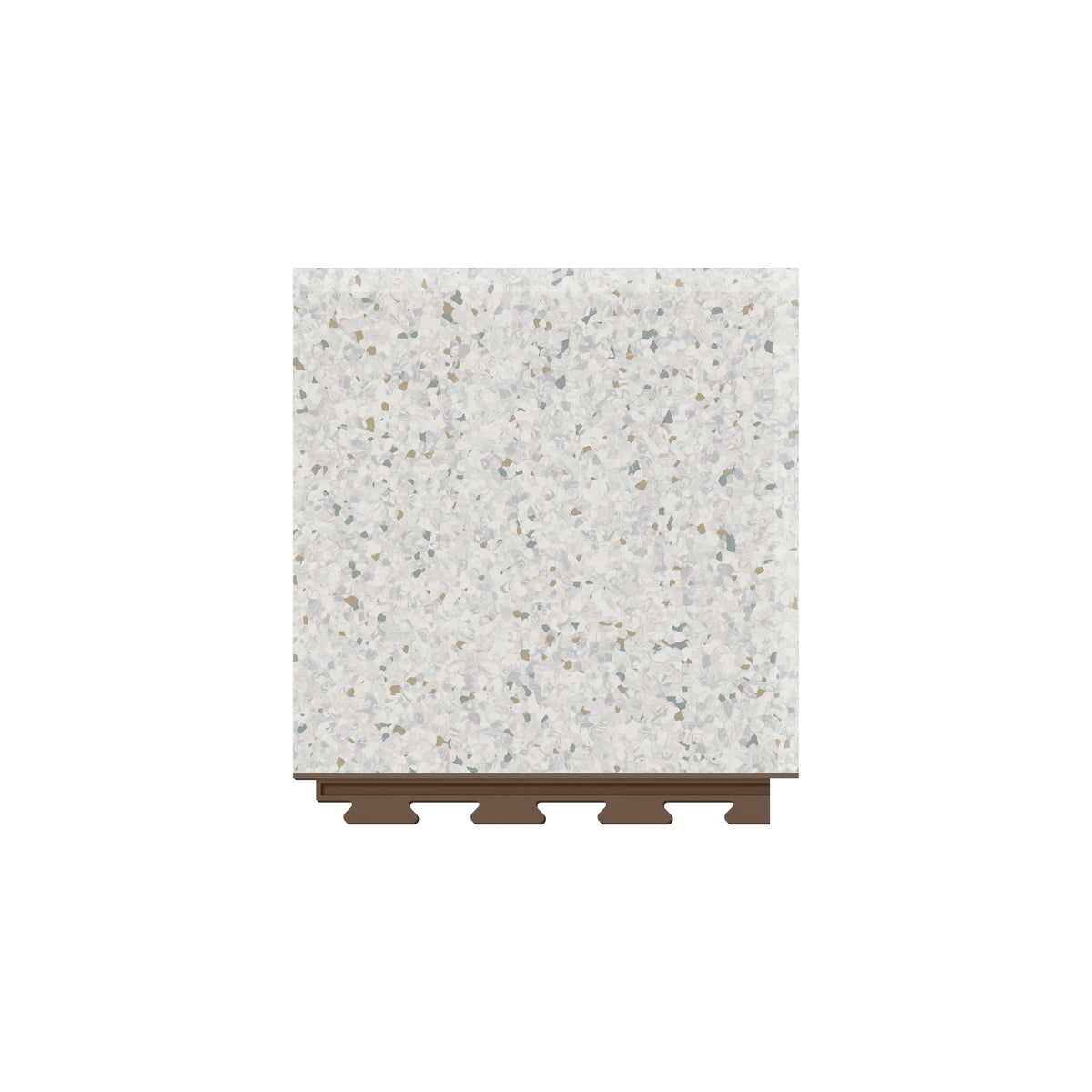 Angle PVC clipsable Fortelock Business – Sauda Gold Rush, Marron, modèle D