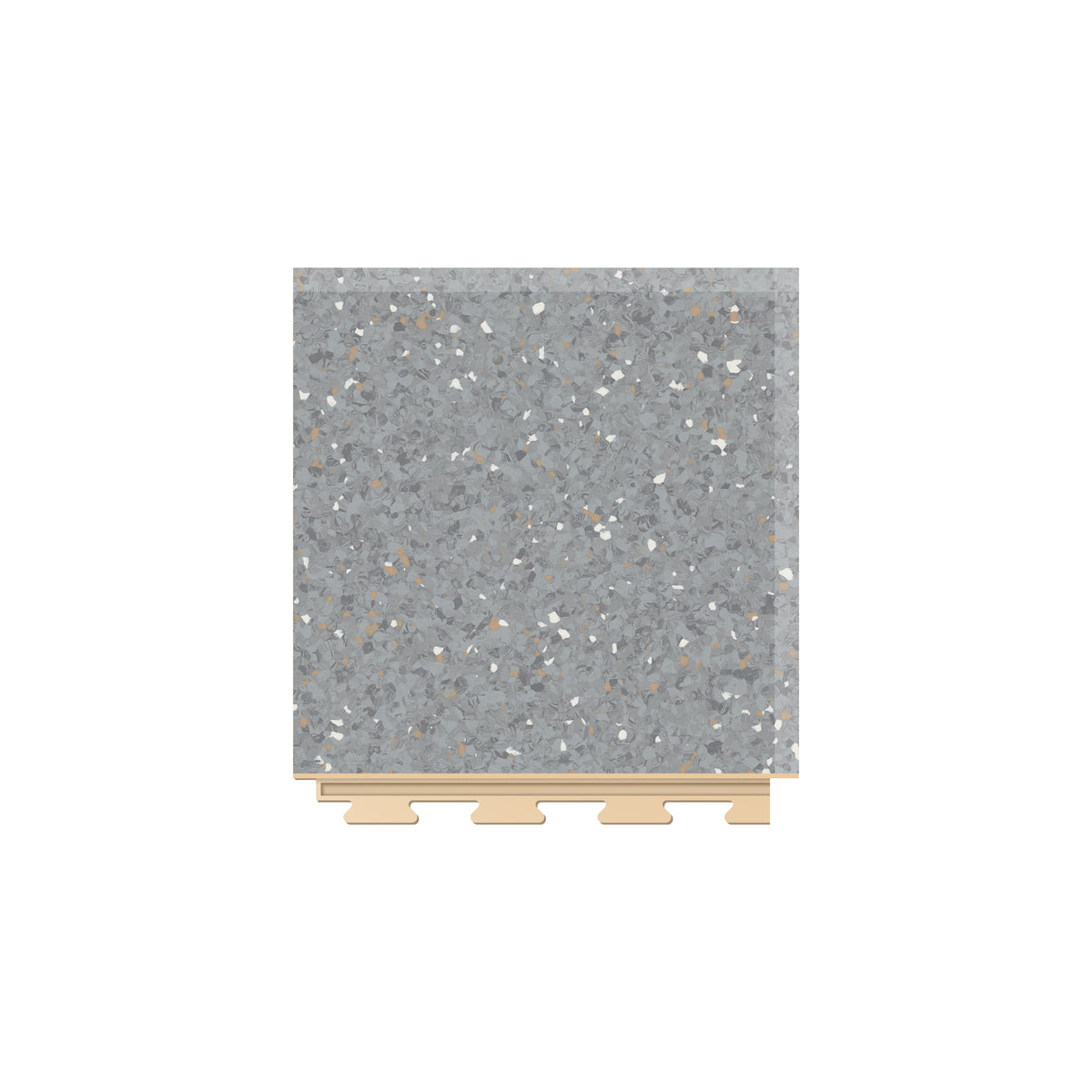 Angle PVC clipsable Fortelock Business – Sauda Hidden Treasure, Beige, modèle D