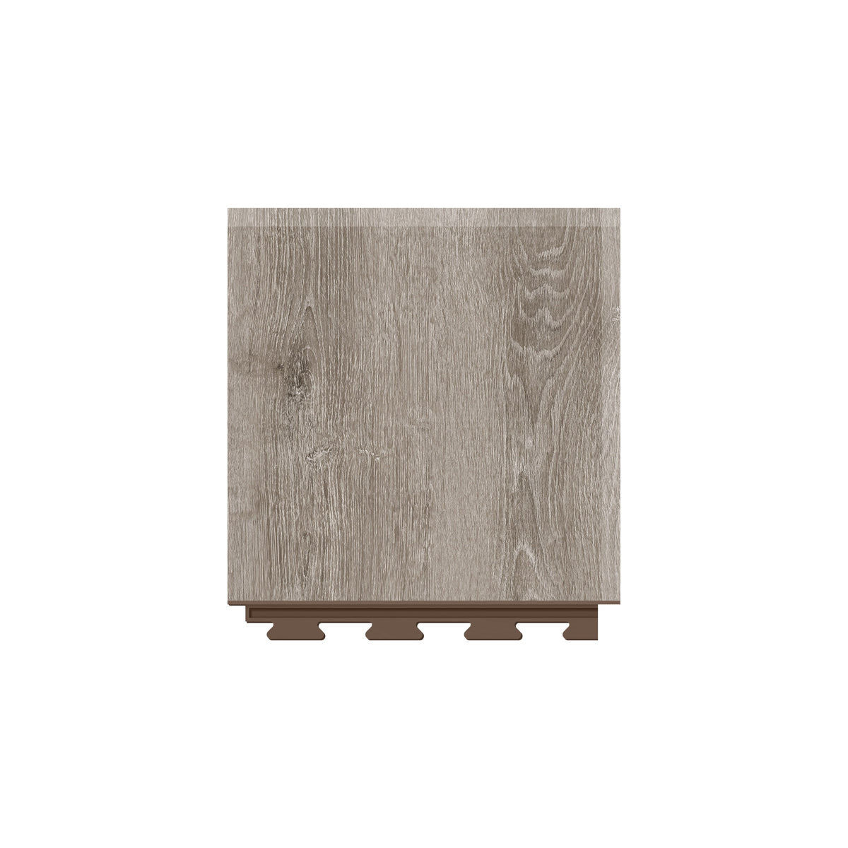Angle PVC clipsable Fortelock Business – Scandinavian Oak, Marron, modèle D