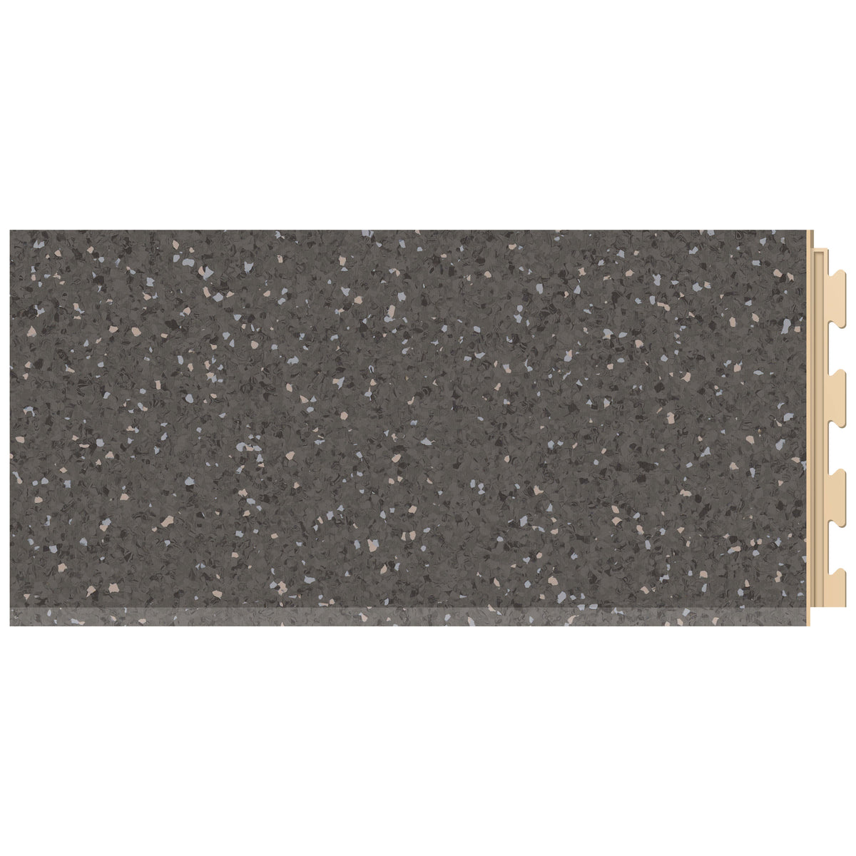 Rampe PVC clipsable Fortelock Business – Sauda Cold Lava, Beige, modèle A