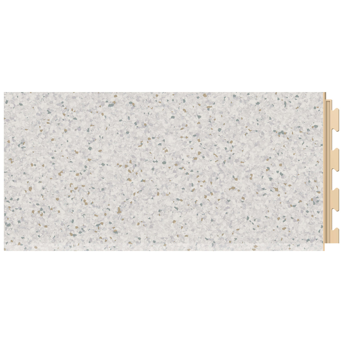 Rampe PVC clipsable Fortelock Business – Sauda Gold Rush, Beige, modèle A