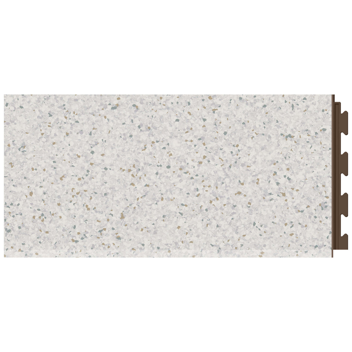 Rampe PVC clipsable Fortelock Business – Sauda Gold Rush, Marron, modèle A