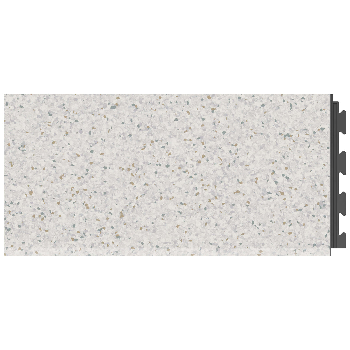 Rampe PVC clipsable Fortelock Business – Sauda Gold Rush, Graphite, modèle A