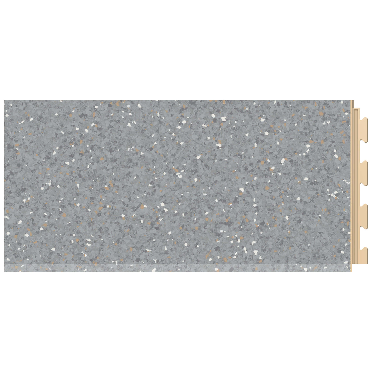 Rampe PVC clipsable Fortelock Business – Sauda Hidden Treasure, Beige, modèle A