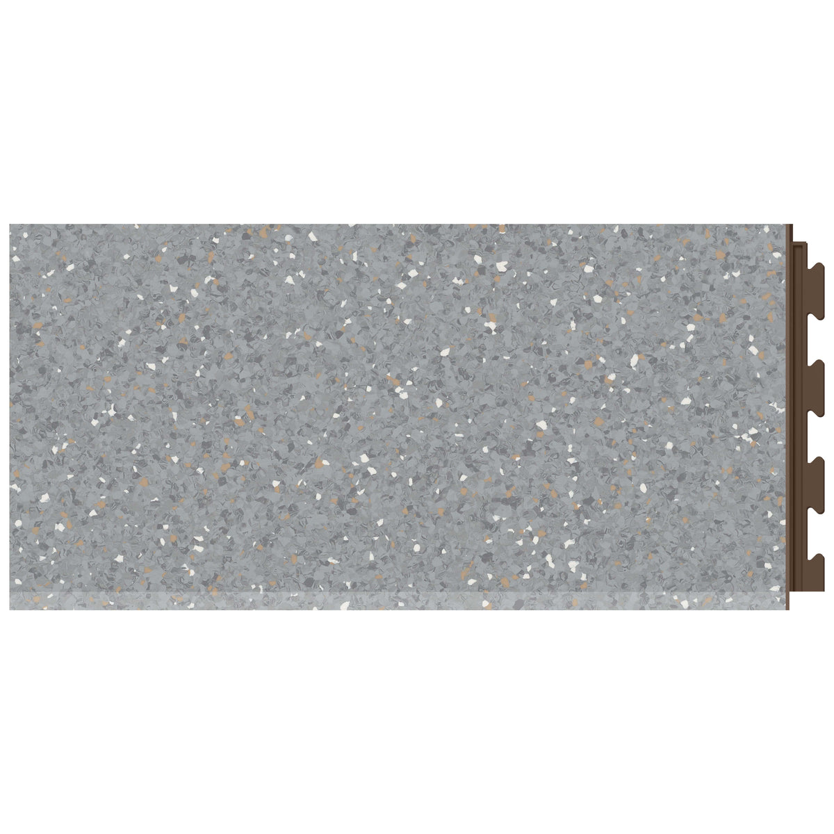 Rampe PVC clipsable Fortelock Business – Sauda Hidden Treasure, Marron, modèle A