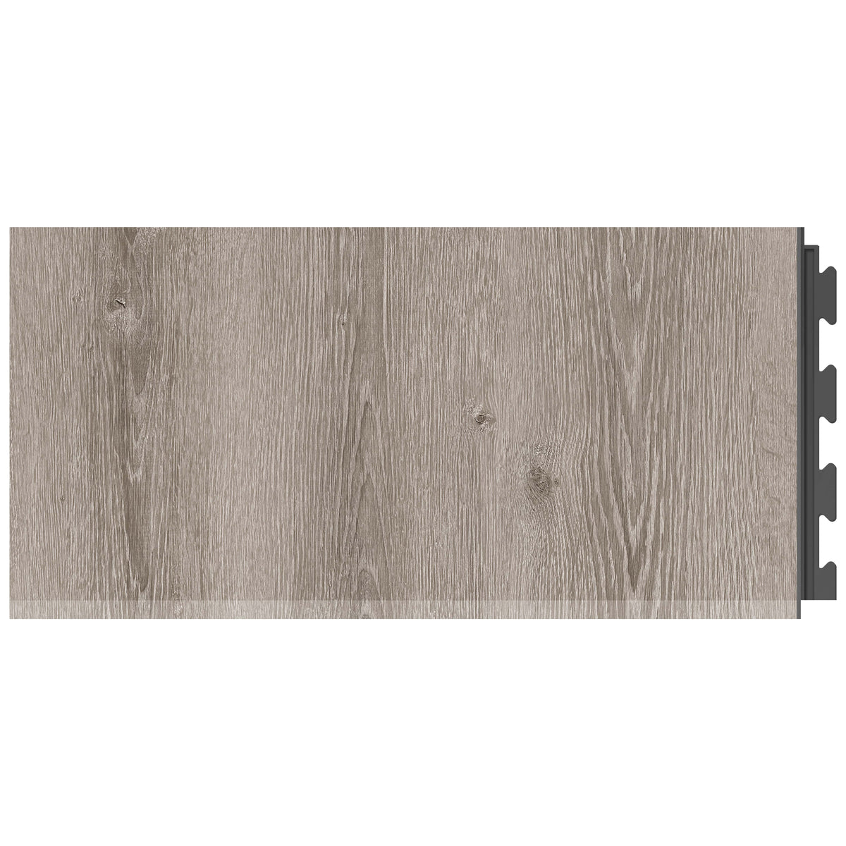 Rampe PVC clipsable Fortelock Business – Scandinavian Oak, Graphite, modèle A