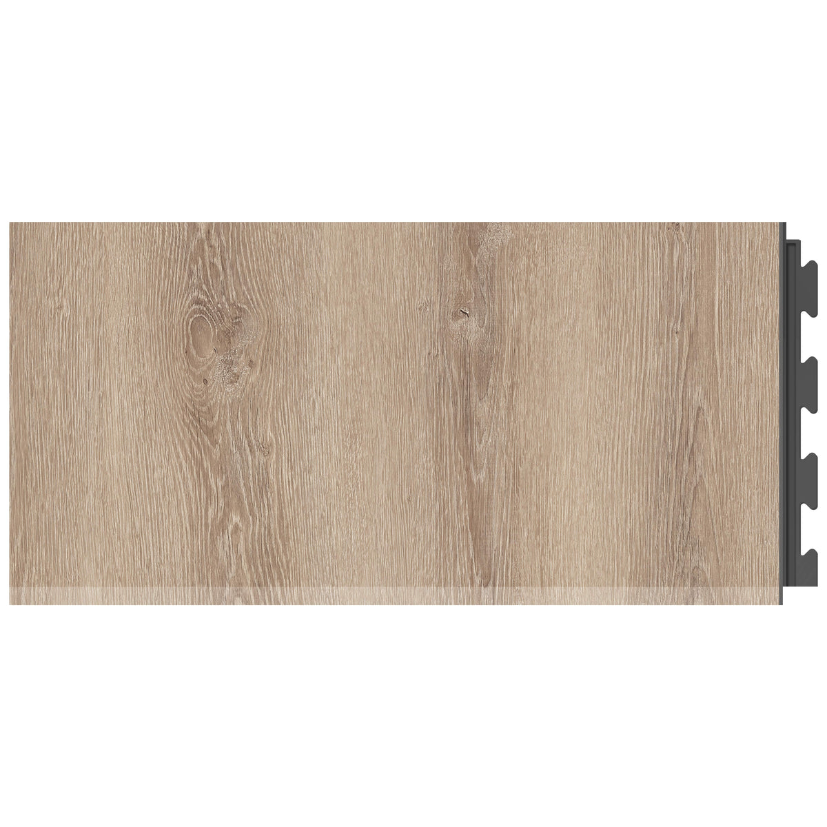 Rampe PVC clipsable Fortelock Business – Tyrolean Oak, Graphite, modèle A