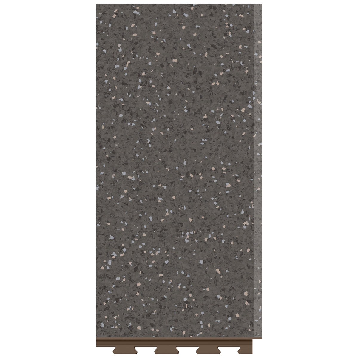 Rampe PVC clipsable Fortelock Business – Sauda Cold Lava, Marron, modèle C