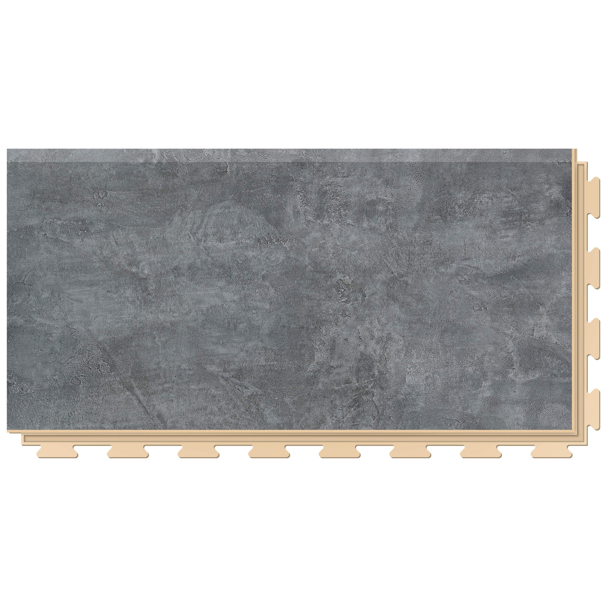 Rampe PVC clipsable Fortelock Business – Forsen Dark Sky, Beige, modèle D