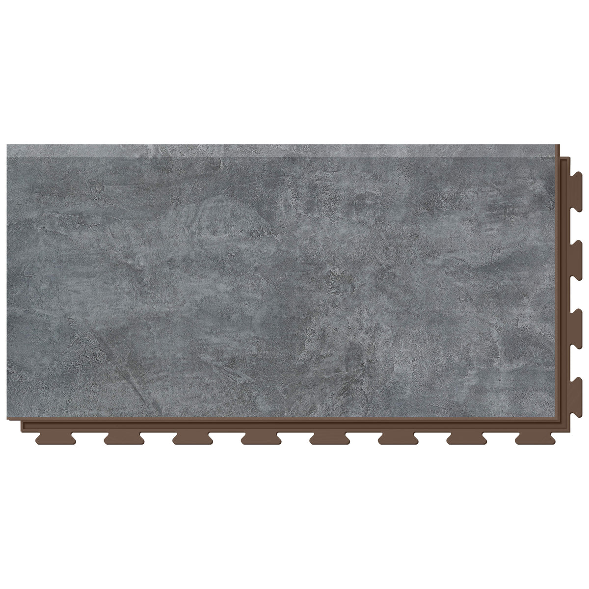 Rampe PVC clipsable Fortelock Business – Forsen Dark Sky, Marron, modèle D