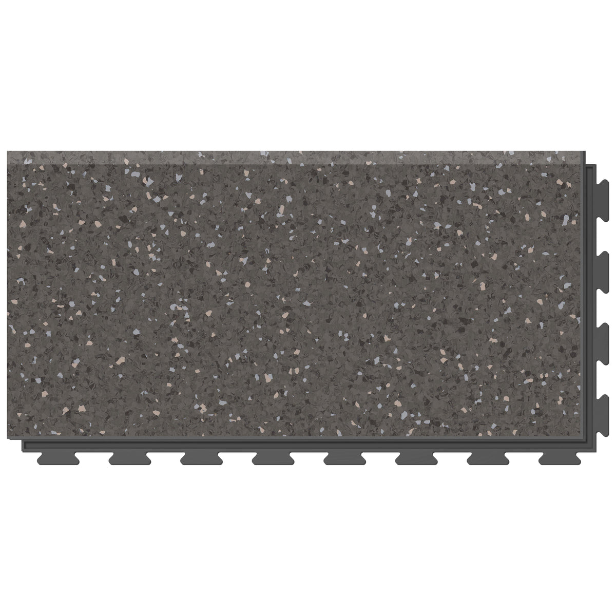 Rampe PVC clipsable Fortelock Business – Sauda Cold Lava, Graphite, modèle D