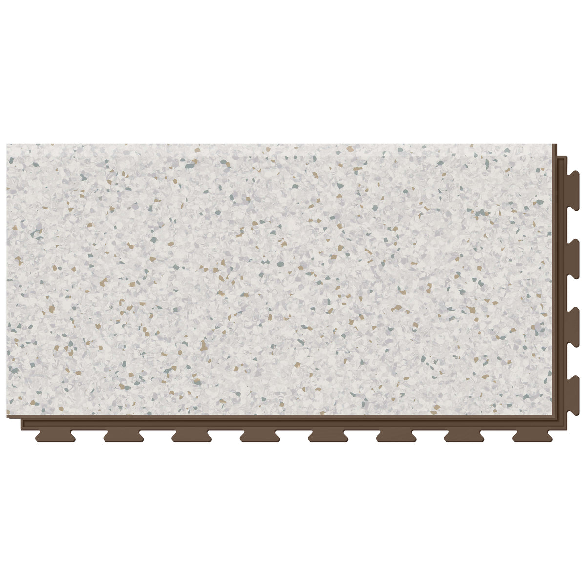 Rampe PVC clipsable Fortelock Business – Sauda Gold Rush, Marron, modèle D