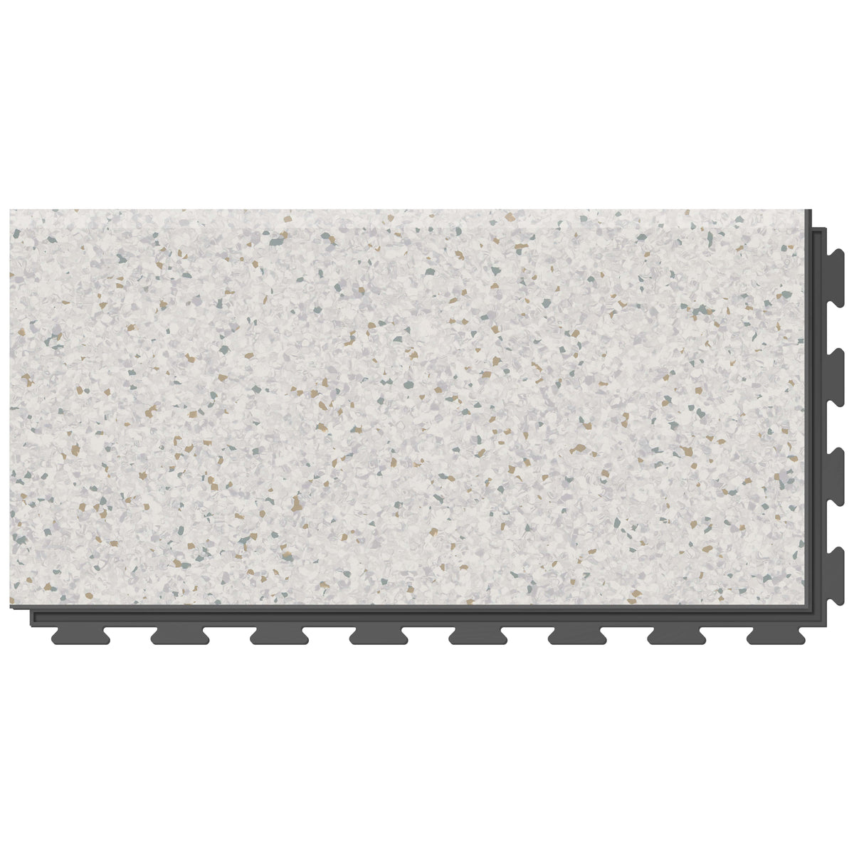 Rampe PVC clipsable Fortelock Business – Sauda Gold Rush, Graphite, modèle D