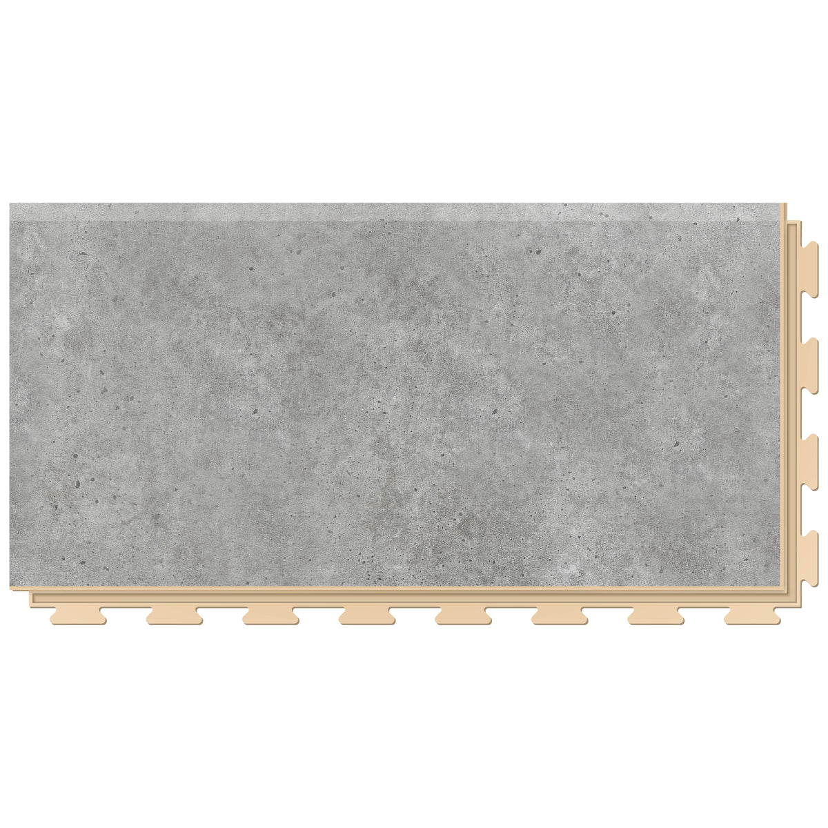 Rampe PVC clipsable Fortelock Business – Tornes Full Moon, Beige, modèle D