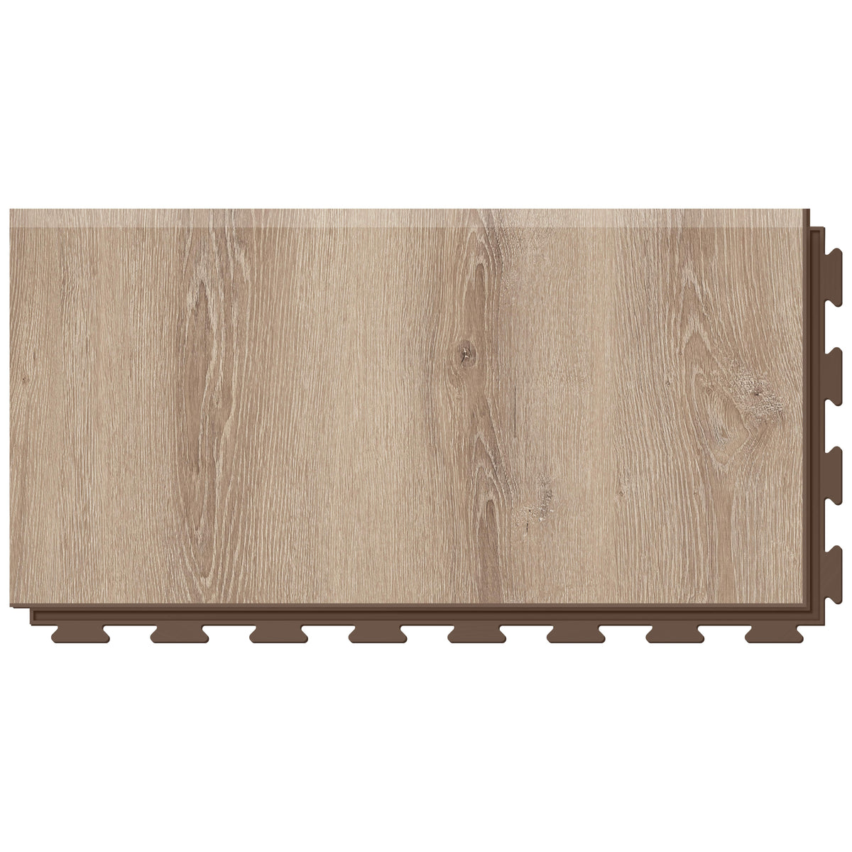 Rampe PVC clipsable Fortelock Business – Tyrolean Oak, Marron, modèle D