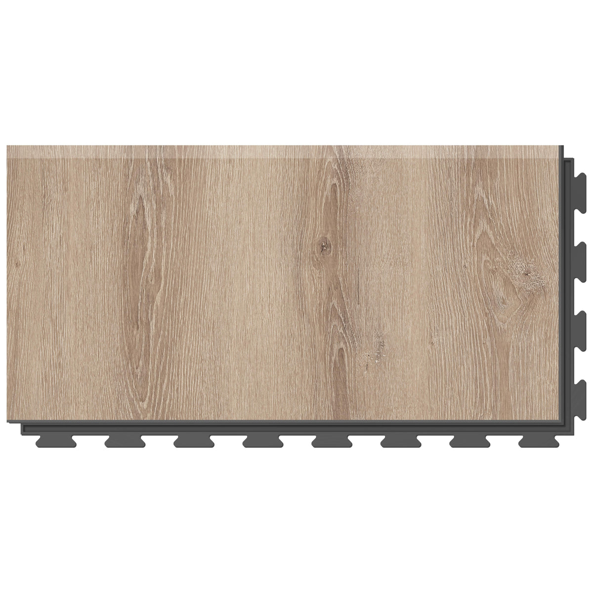 Rampe PVC clipsable Fortelock Business – Tyrolean Oak, Graphite, modèle D