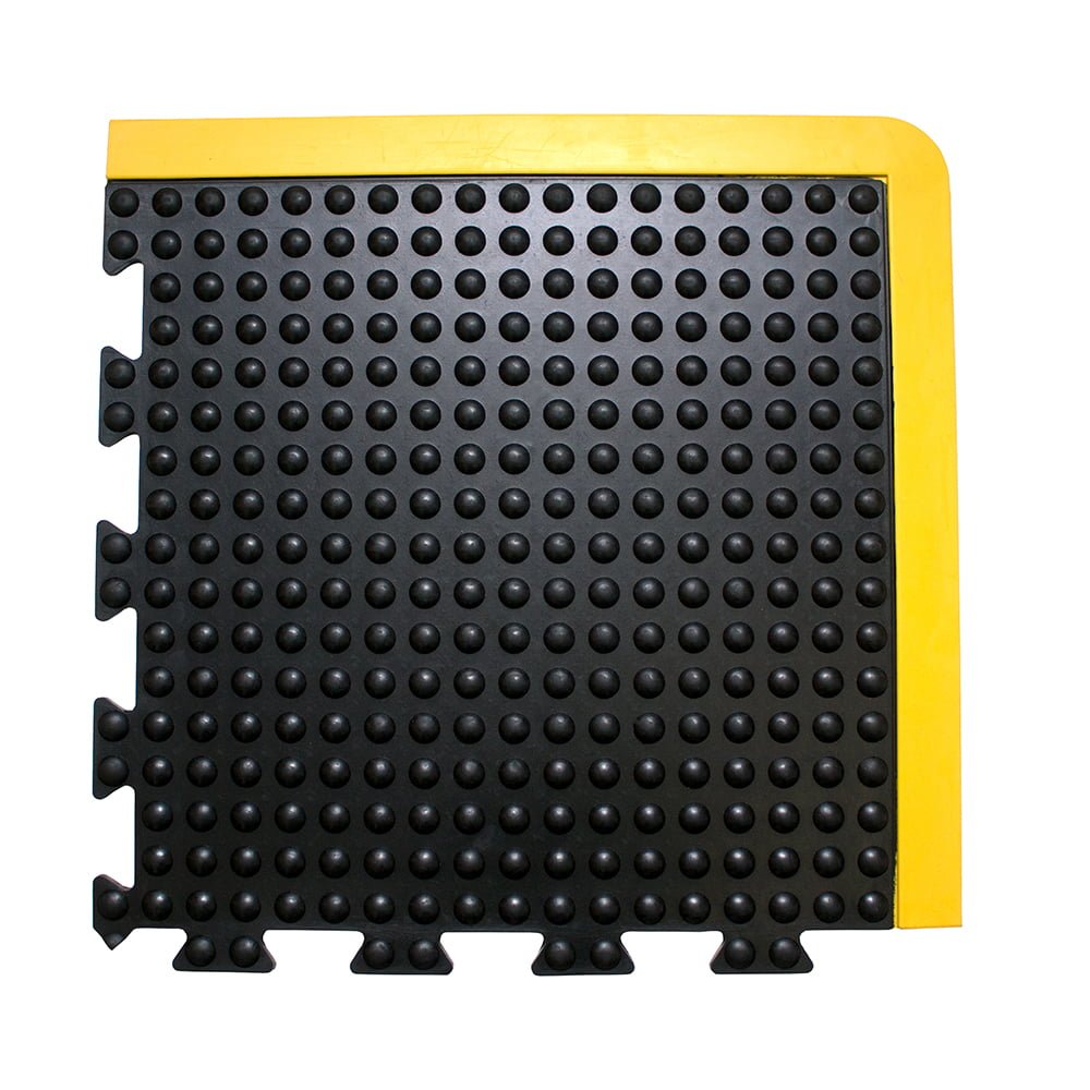 Bubblemat Connect – angle à bords jaunes