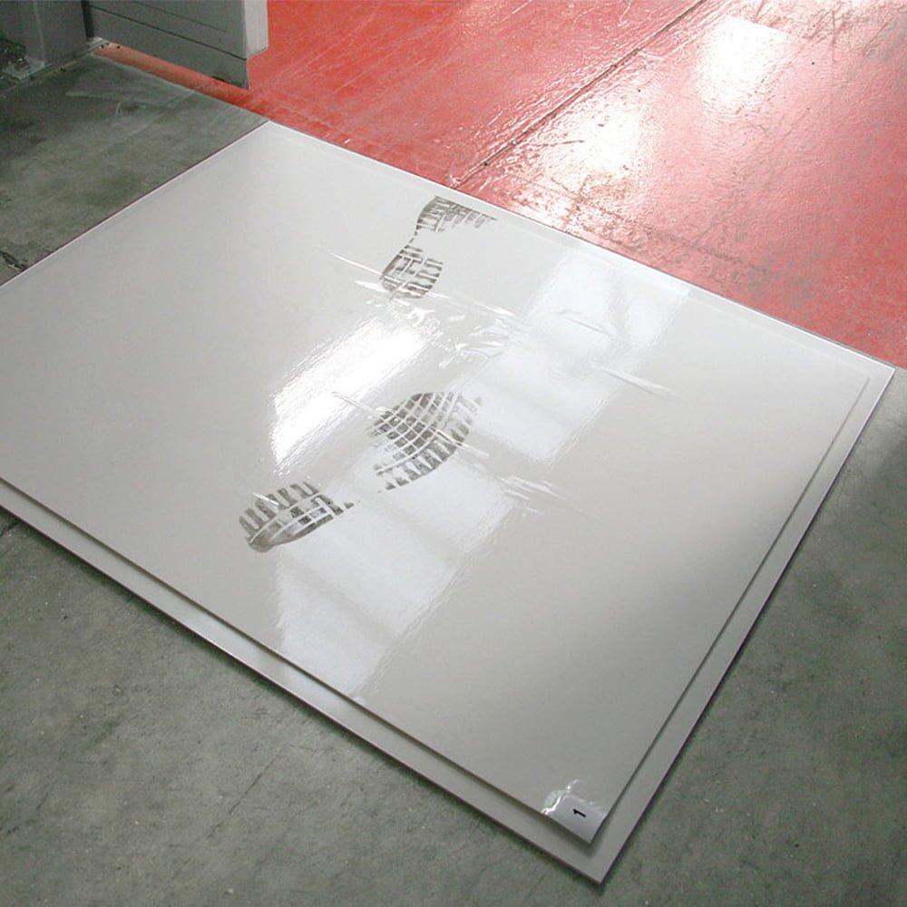 Tapis Clean-Step blanc – vue 3