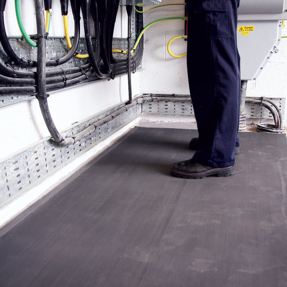 Tapis isolant électrique COBAswitch VDE gris