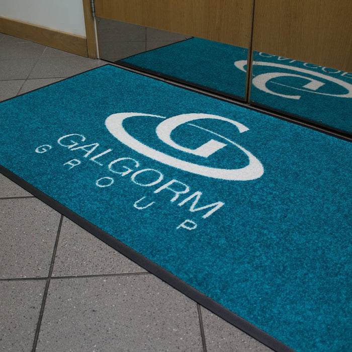 Tapis d'entrée personnalisé Logomat avec logo