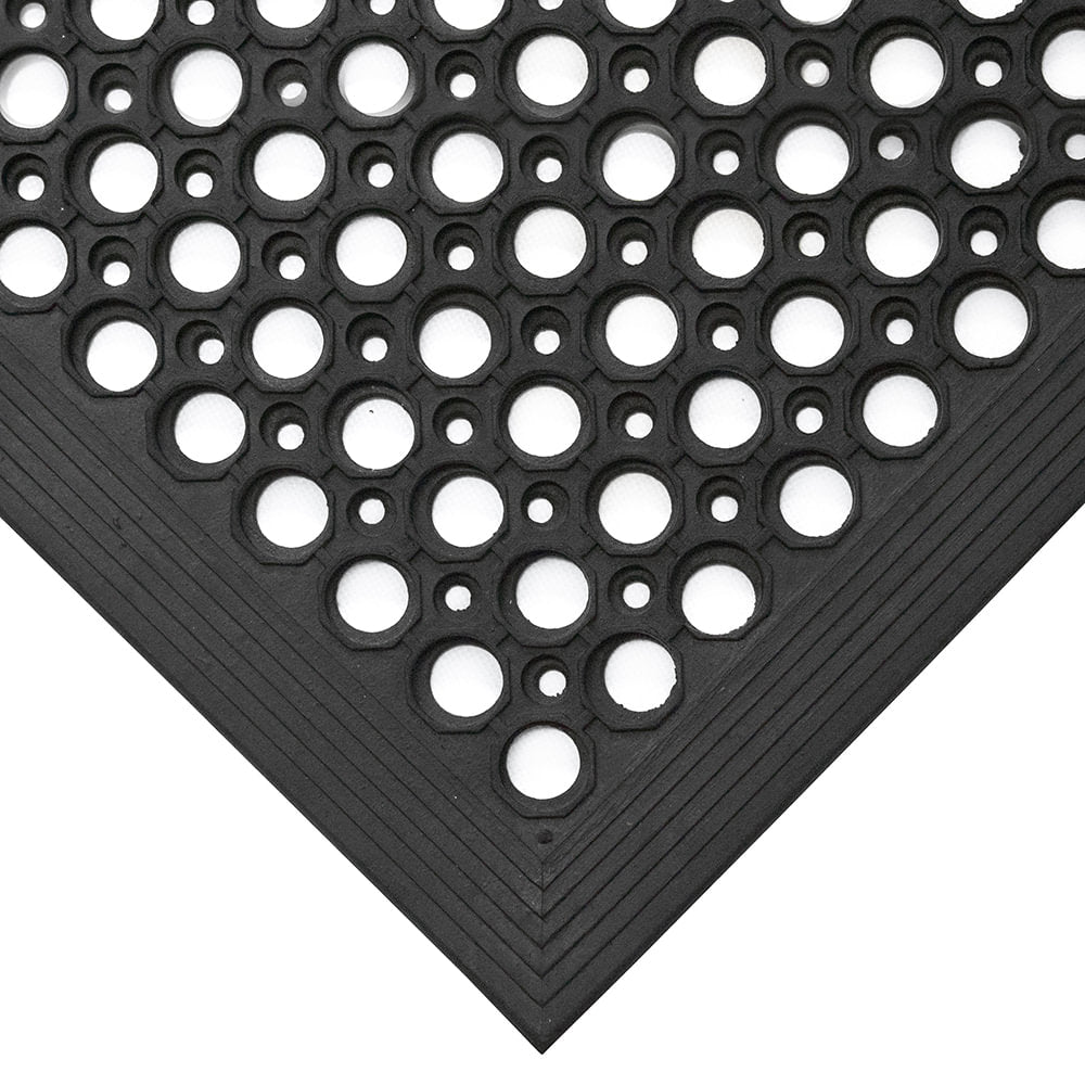 Tapis anti-fatigue Rampmat en caoutchouc perforé