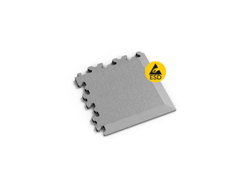Angle PVC clipsable Fortelock ESD 7 mm – gris