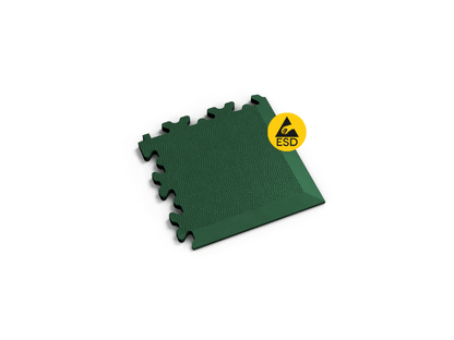 Angle PVC clipsable Fortelock ESD 7 mm – vert