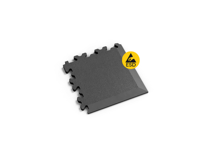 Angle PVC clipsable Fortelock ESD – graphite