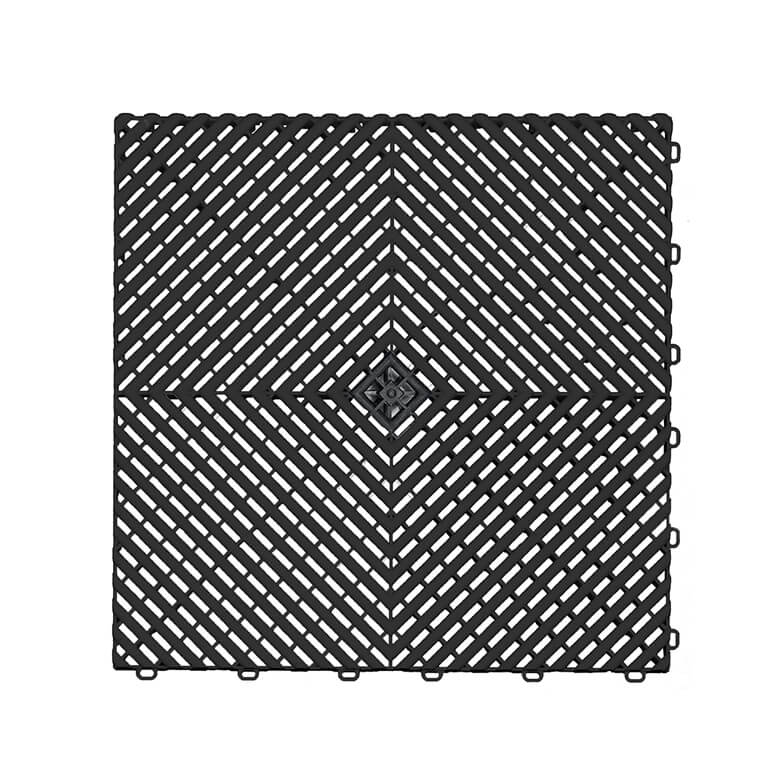 Dalle perforée AERO noire – Matted.fr
