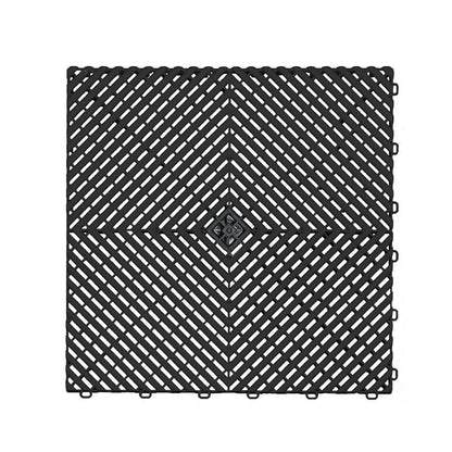 Dalle perforée AERO noire – Matted.fr