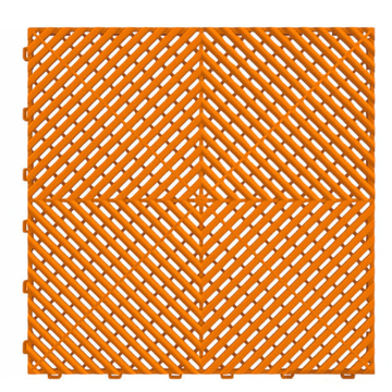 Dalle de sol AERO pour garage et atelier – Orange