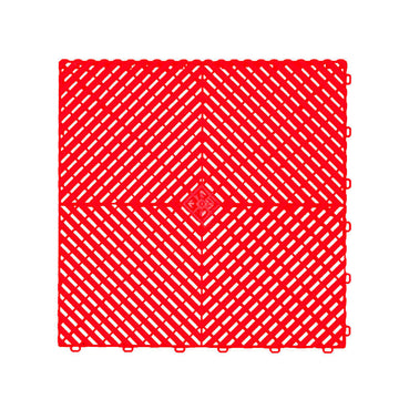 Dalle de sol AERO pour garage et atelier – Rouge