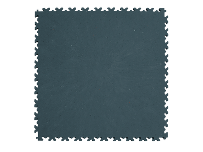 Dalle PVC clipsable Fortelock Industry Ultra 10mm - Eco-recyclée - Bleu - Finition Cuir 2420