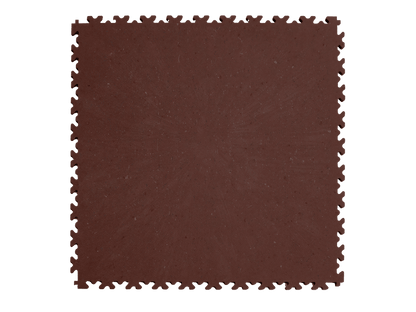 Dalle PVC clipsable Fortelock Industry Ultra 10mm - Eco-recyclée - Marron - Finition Cuir 2420