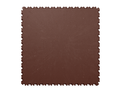 Dalle PVC clipsable Fortelock XL - Cuir 2230 - Marron - Eco-recyclée - 4mm