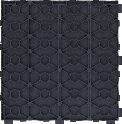 Dalle de terrasse Tereco aspect ardoise – Graphite – vue de dessous