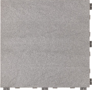 Dalle de Terrasse Tereco™ - Clipsable & Drainante (Aspect Bois / Ardoise) – Naturel