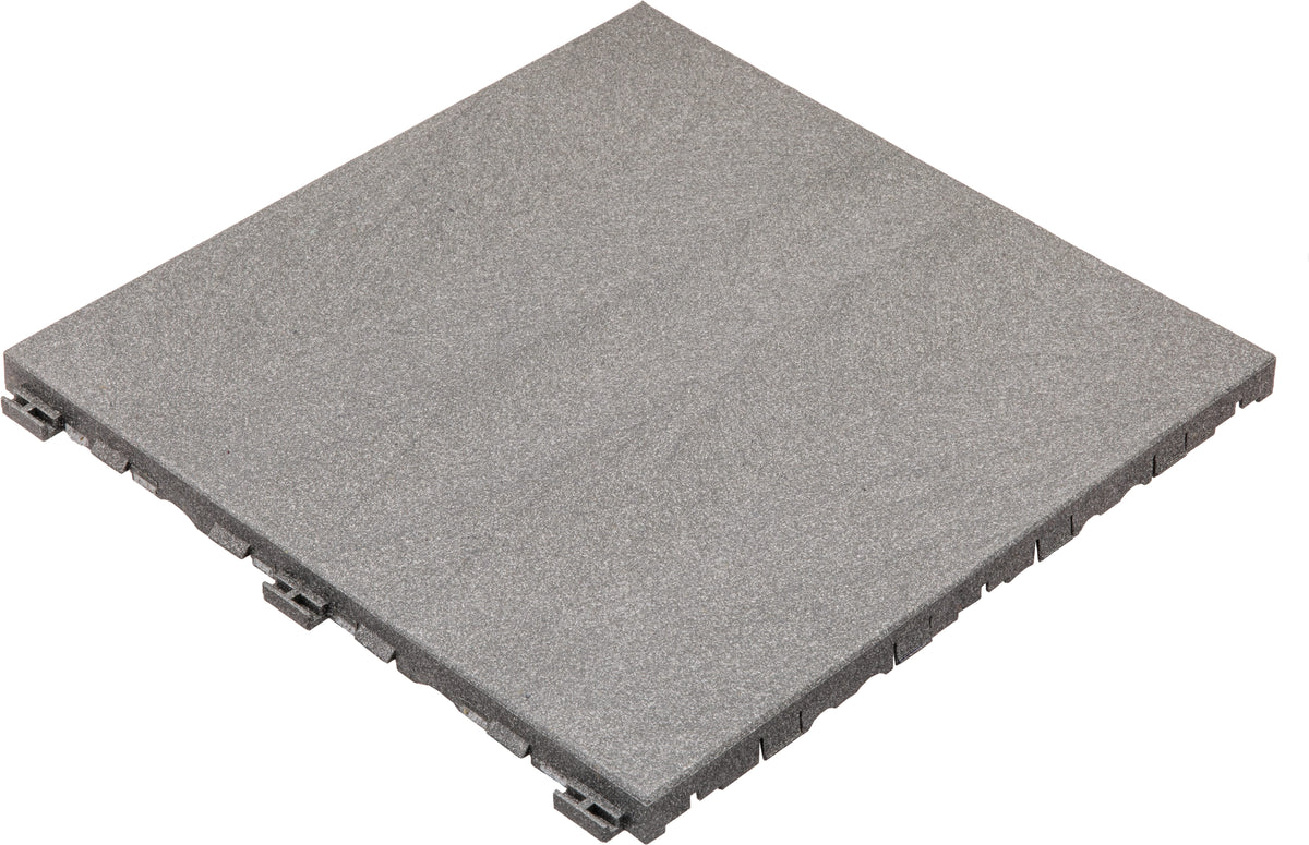Dalle de terrasse Tereco aspect ardoise – Naturel – vue en perspective