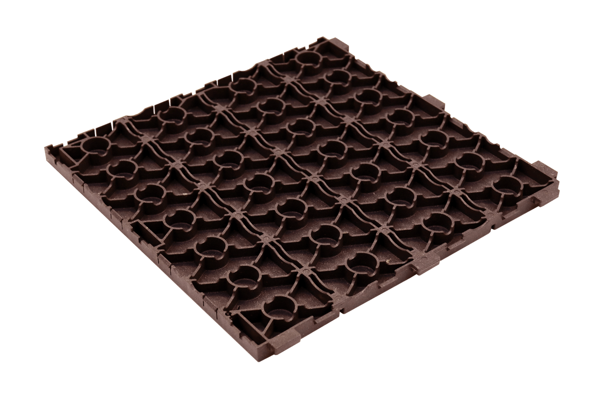 Dalle clipsable Tereco 15 mm marron