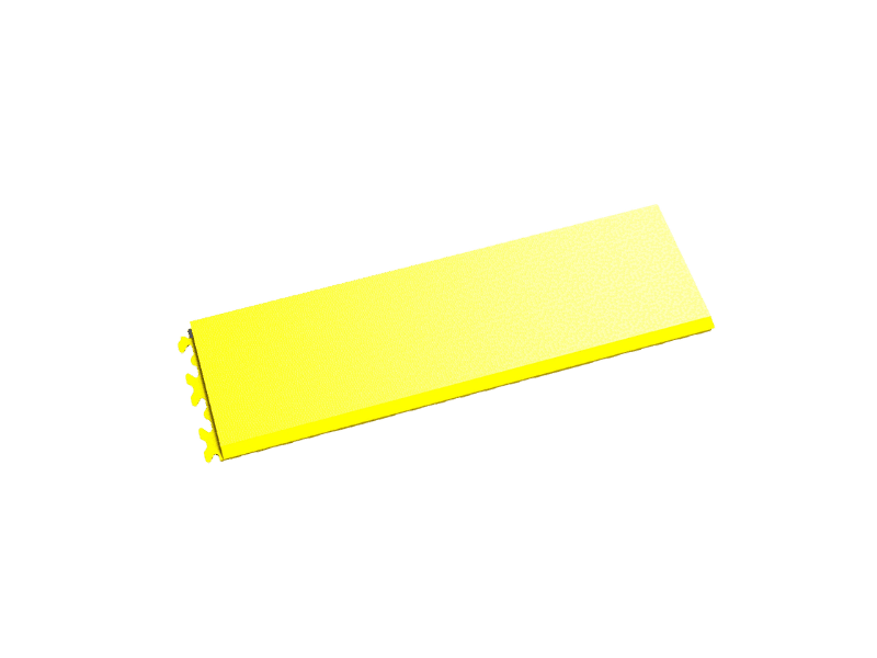 Rampe pour dalle PVC Clipsable Fortelock Invisible 6,7mm – Standard, modèle C, Jaune