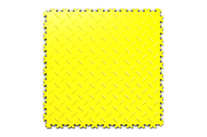 Dalle PVC clipsable Fortelock Industry Ultra 10 mm – Standard, Larmée (2410), Jaune