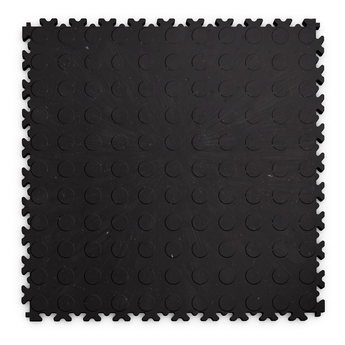 Dalle PVC clipsable Fortelock Industry Ultra 10 mm – ECO, Pastillée (2440), Noir Classique