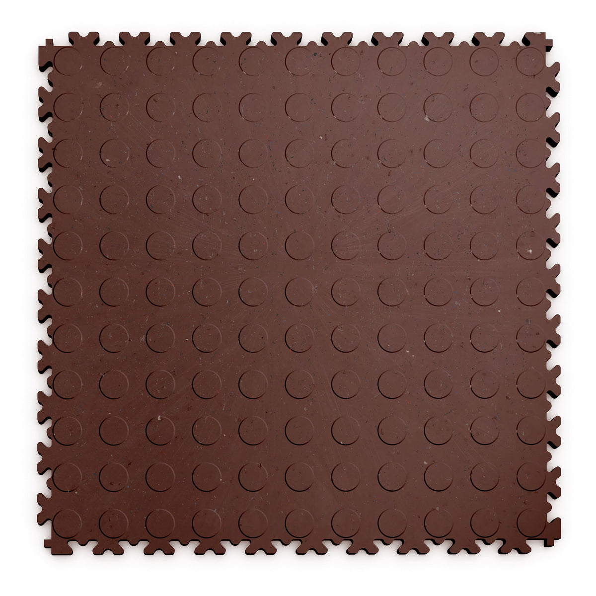 Dalle PVC clipsable Fortelock Industry 7 mm – ECO, Pastillée (2040), Marron Classique